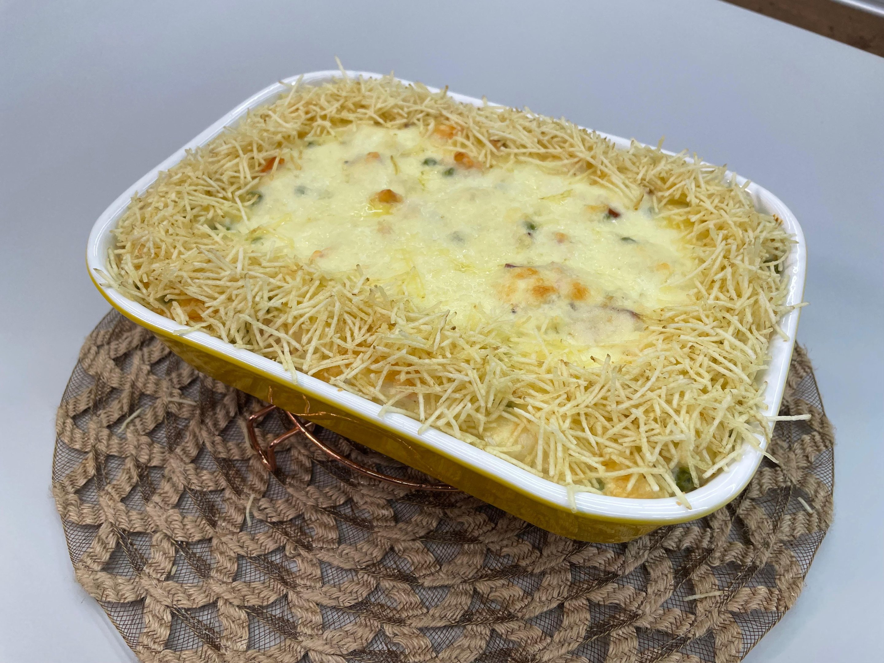 Camarão Internacional: uma fusão de sabores em um prato cremoso, elegante e irresistível