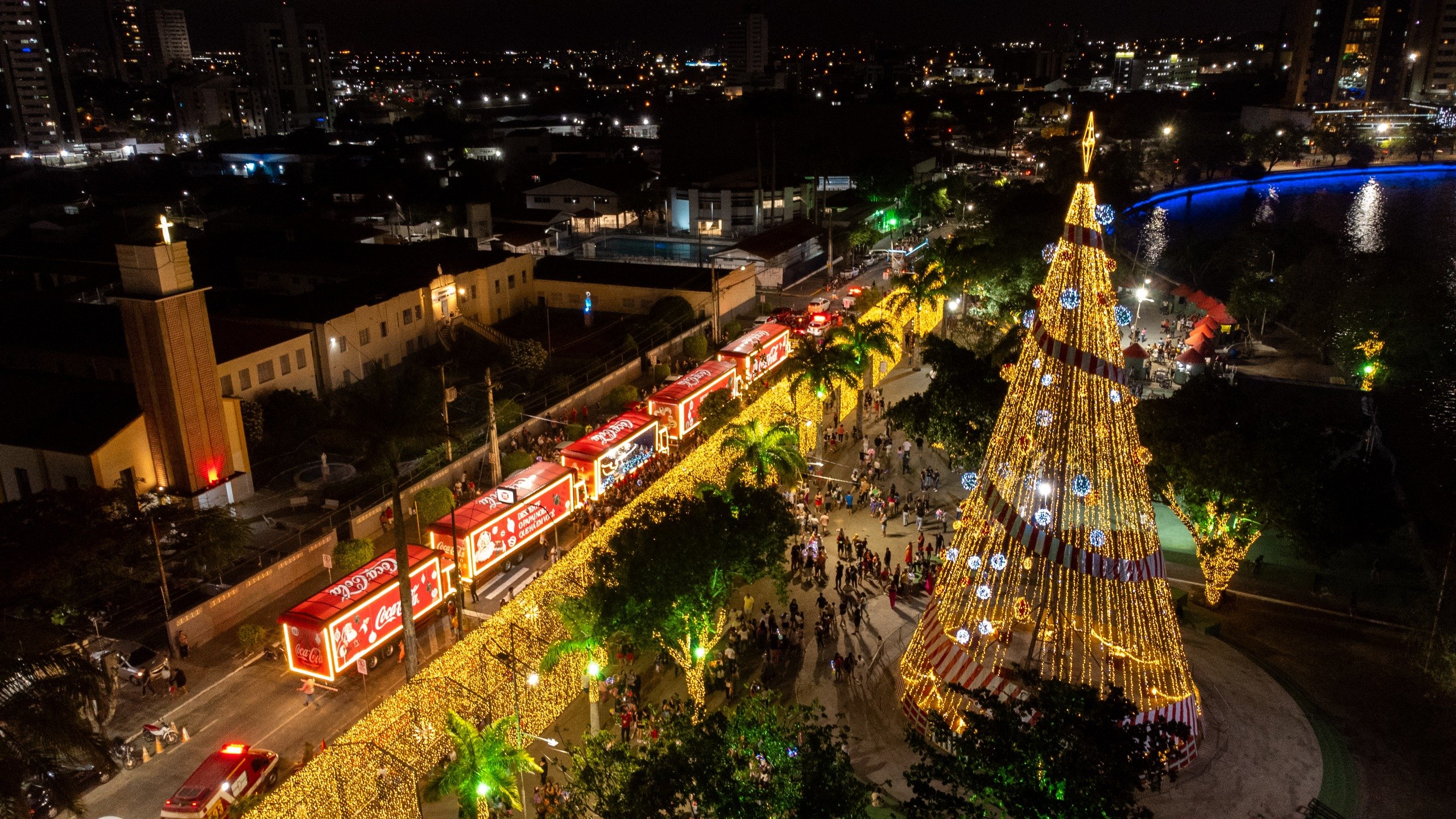 Caminhões da Caranava de Natal da Coca-Cola 2024 - Divulgação