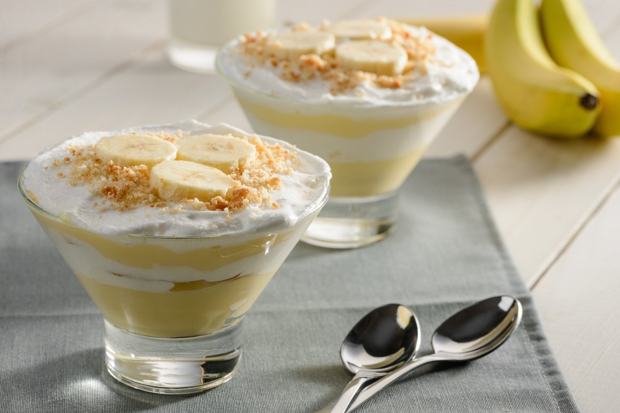 Sobremesa Gelada de Banana com Biscoito Maisena: Light, deliciosa e fácil de fazer