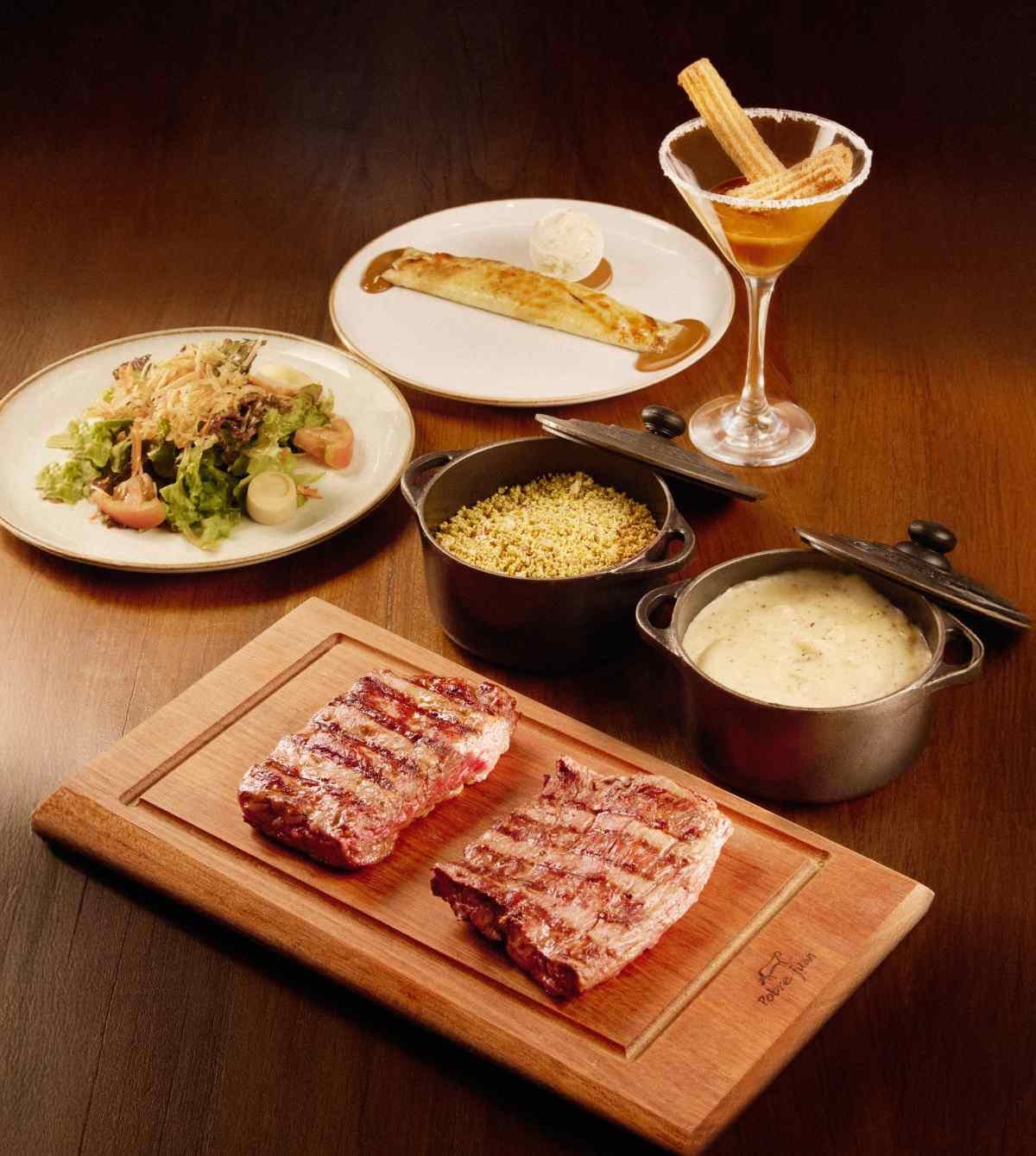 Imagem de um dos pratos do menu especial Dia das Mães 2025