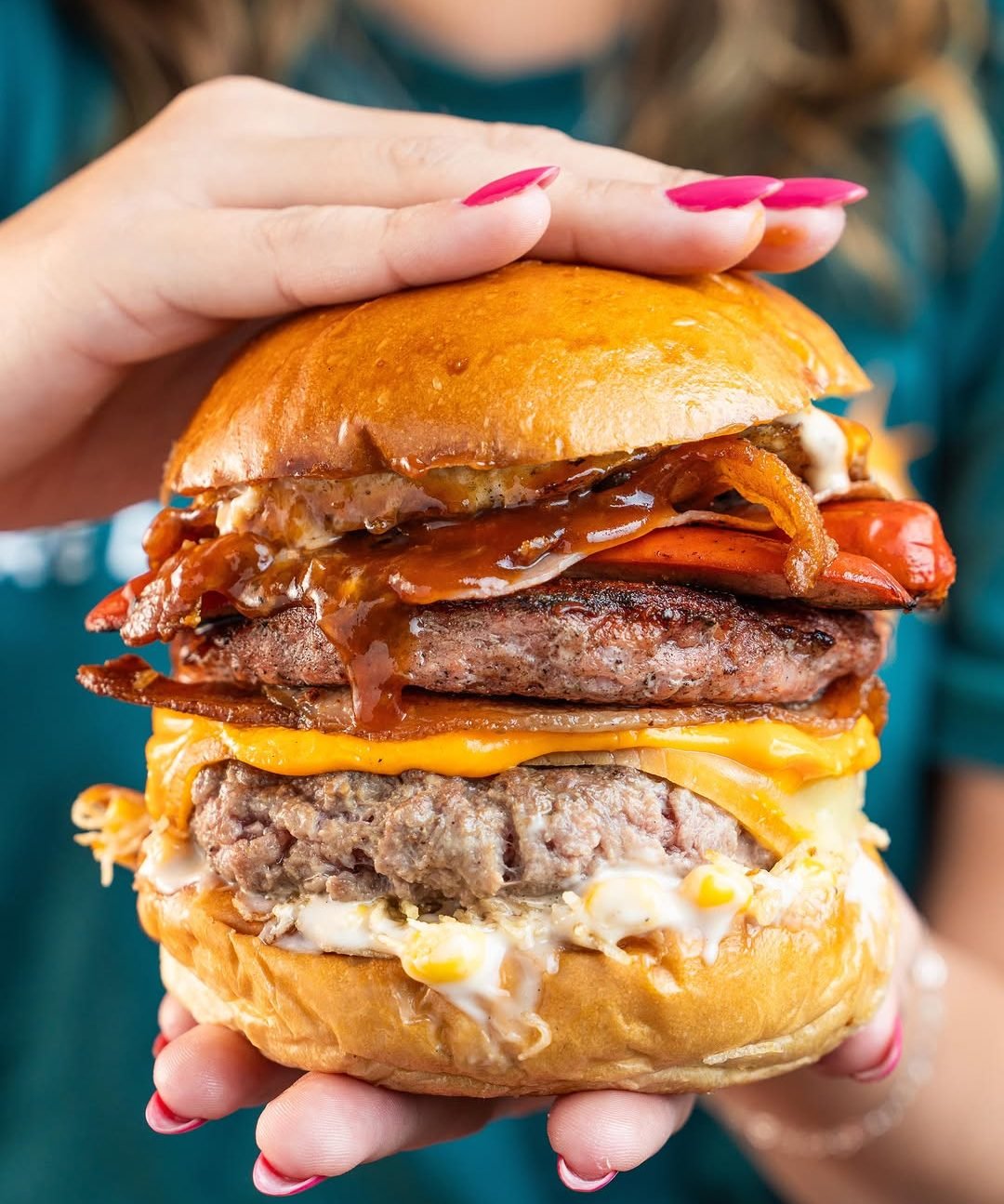 Imagem do hambúrguer do Rock My Burger