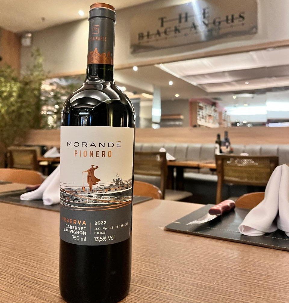 Imagem do vinho chileno Morande no The Black Angus Caruaru