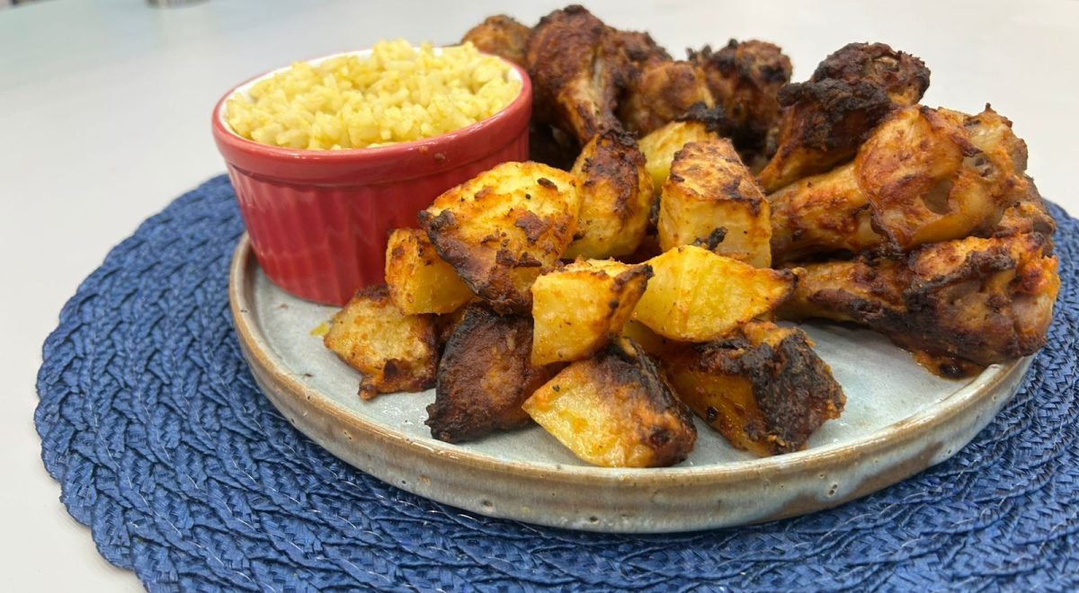 Flavia Marques/JC - Imagem de frango marinado com Batatas
