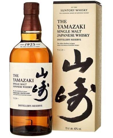 imagem de uma garrafa de Whisky Yamazaki