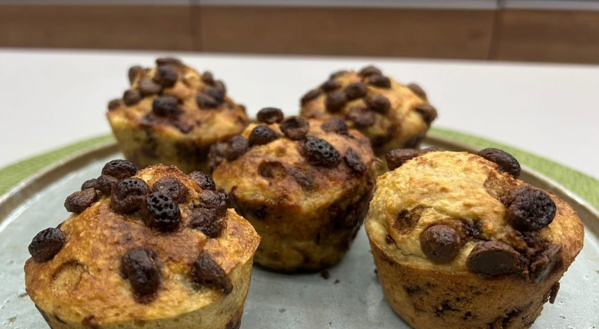 Flávia Marques/JC - Imagem de uma porção de Muffin de Banana com Aveia
