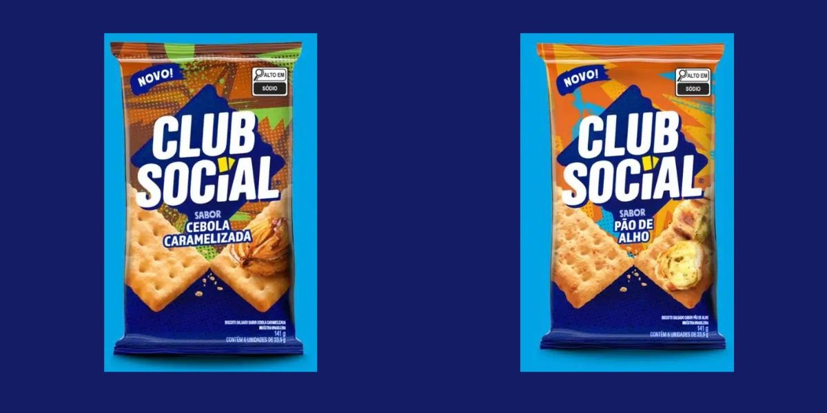 Club Social lança novos sabores: Cebola Caramelizada e Pão de Alho