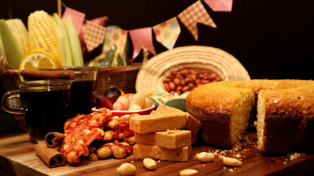 Imagem de comidas do São João