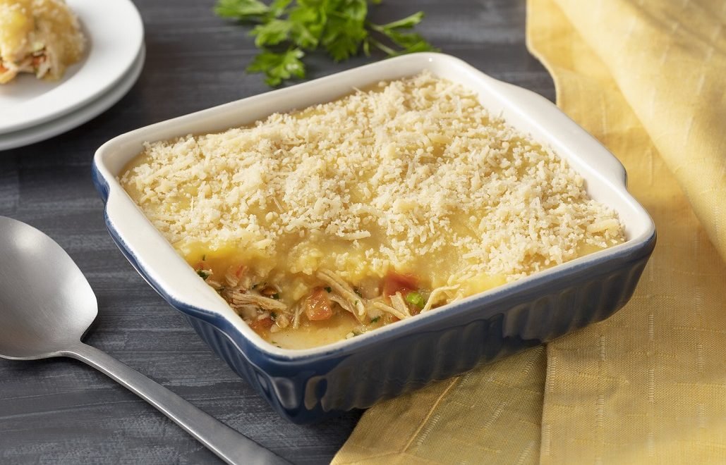 Estúdio da Empório Fotográfico para a Cozinha Nestlé. - Imagem de Escondidinho de Frango com Mandioquinha