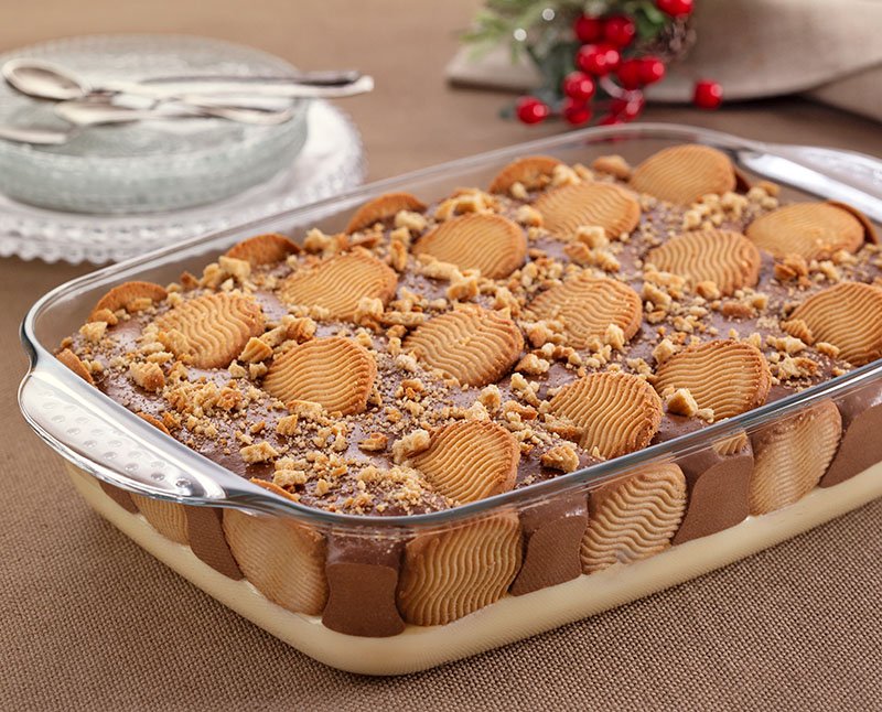 Pavê da Dona Neide: receita prática com biscoito maltado que rende até 16 porções