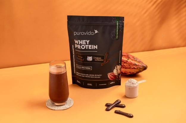 Puravida e Kopenhagen lançam Whey Isolado com sabor exclusivo Língua de Gato