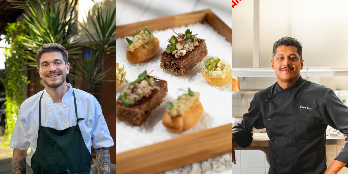 Chef recifense Pedro Godoy é convidado por David Cruz para jantar especial no restaurante Quitéria, em Ipanema (RJ)