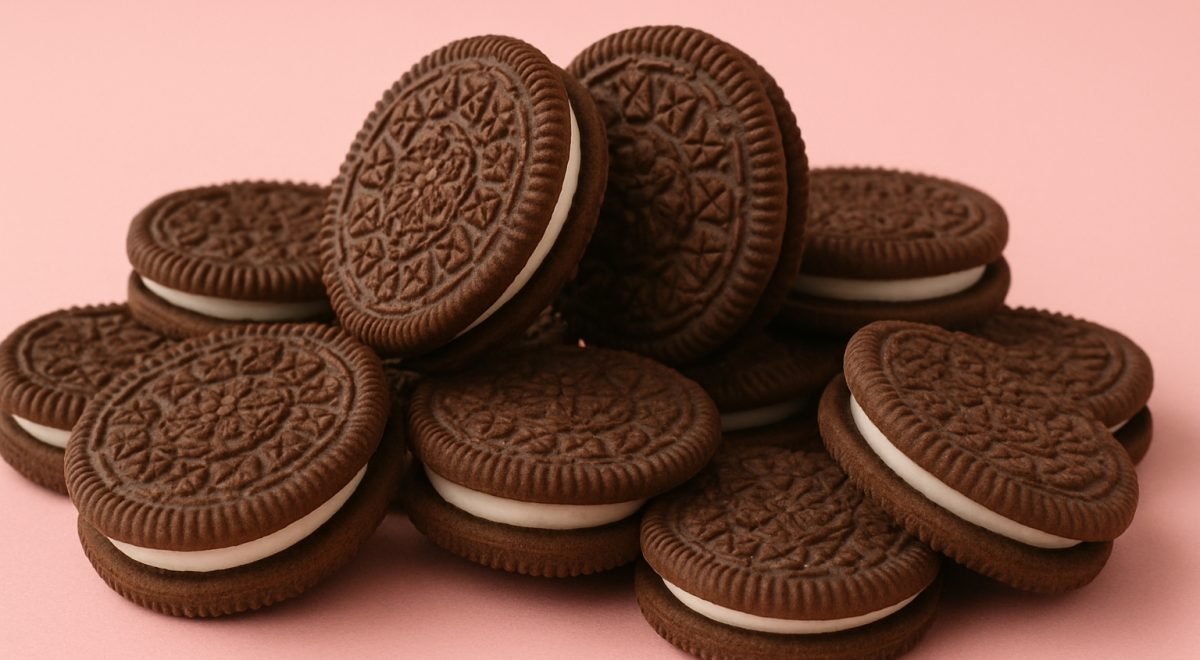 Imagem criada por IA ChatGPT-4 - Imagem de biscoitos industrializados