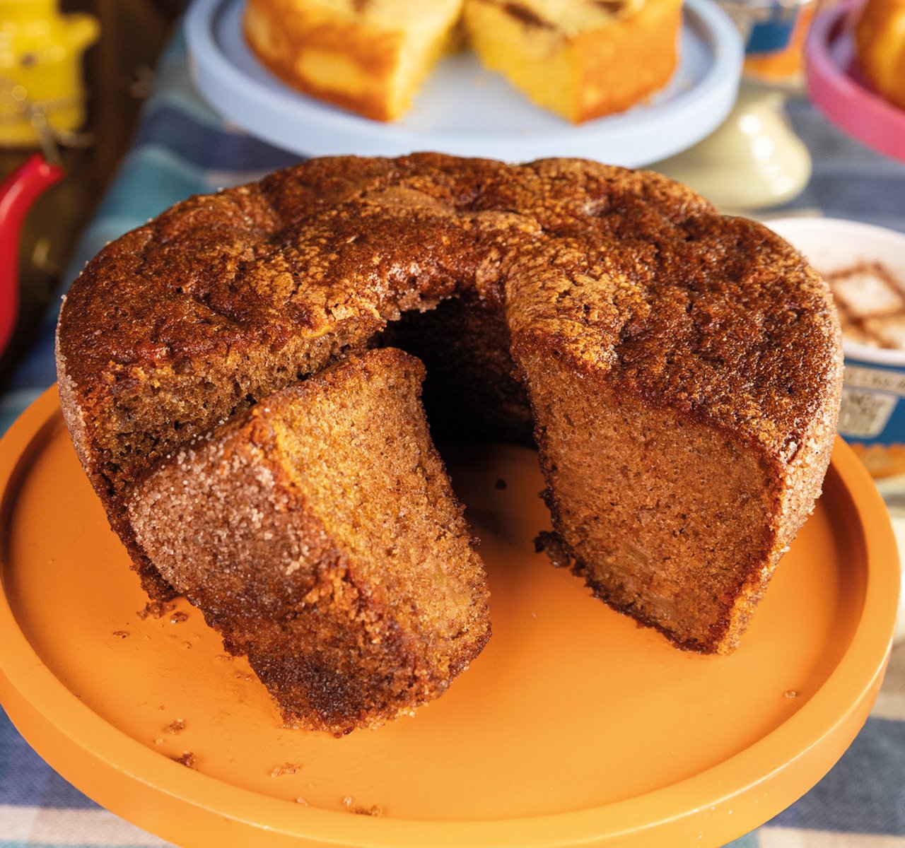 Imagem do Bolo de Maçã com Castanha