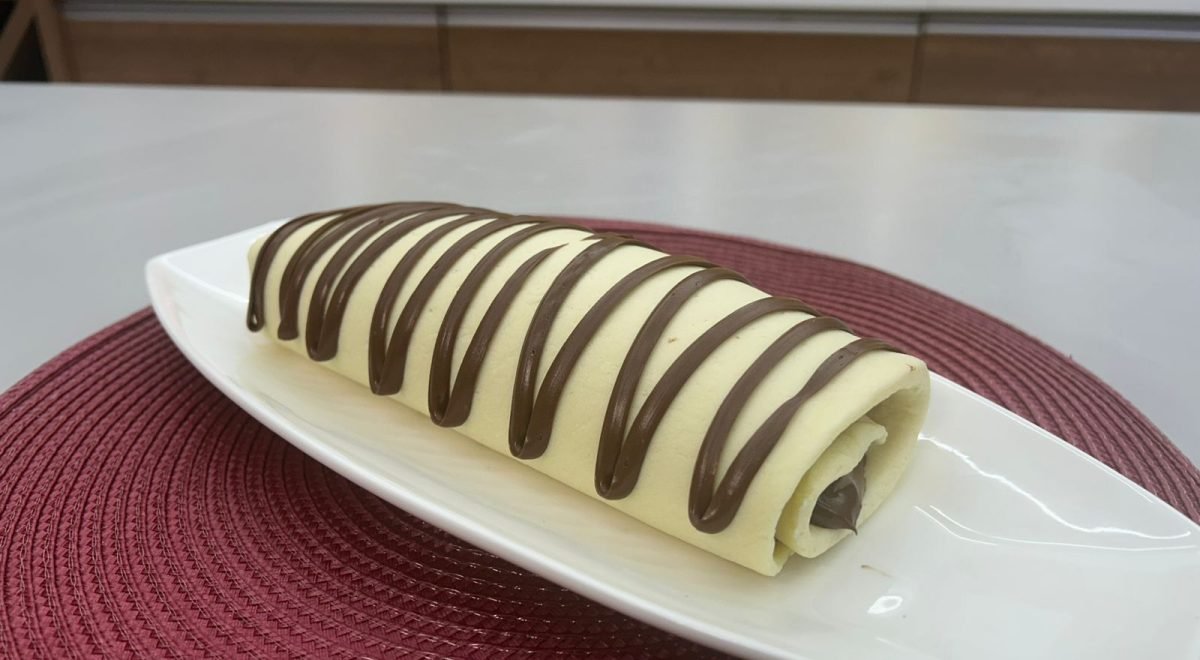 Flávia Marques/JC Imagem - Imagem do Rocambole de Leite Ninho com Creme de Avelã