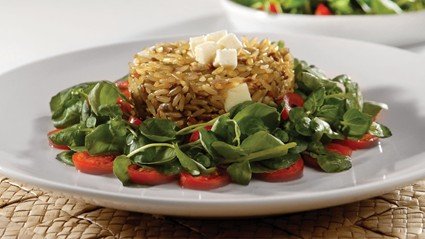 Imagem da salada de 7 grãos com mostarda e mel