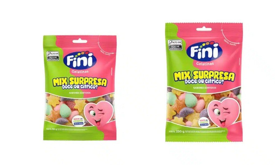 Fini lança 'Mix Surpresa' de gelatinas com sabores misteriosos