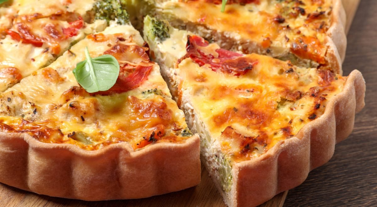 Quiche low carb - iStock - Imagem ilustra quiche fatiado