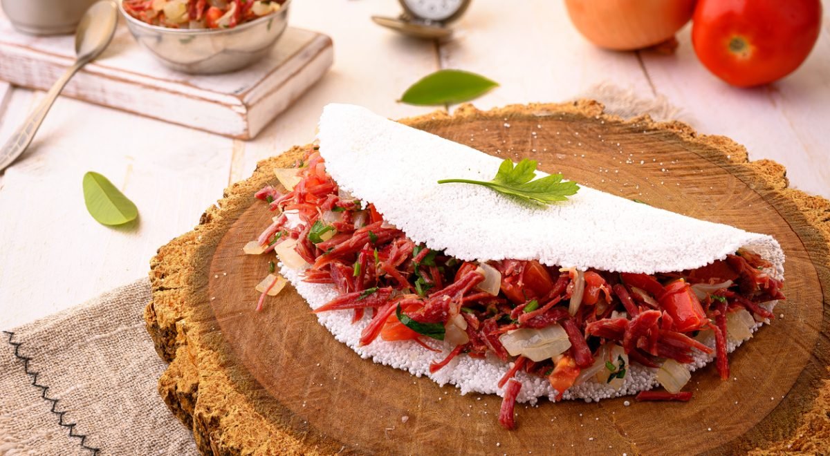 Divaneth-Dias/IStock - Imagem ilustrativa de tapioca pernambucana