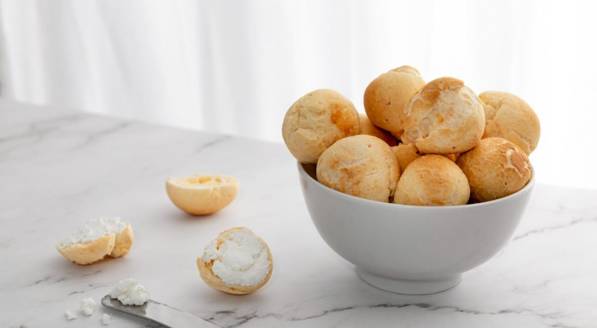 Imagem de pão de queijo de frigideira  - Imagem de pão de queijo de frigideira 