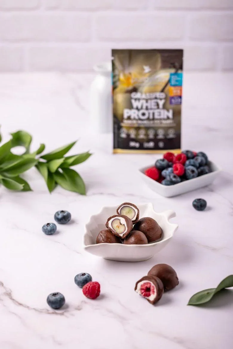 Imagem de Berry Bites Proteicos de Chocolate