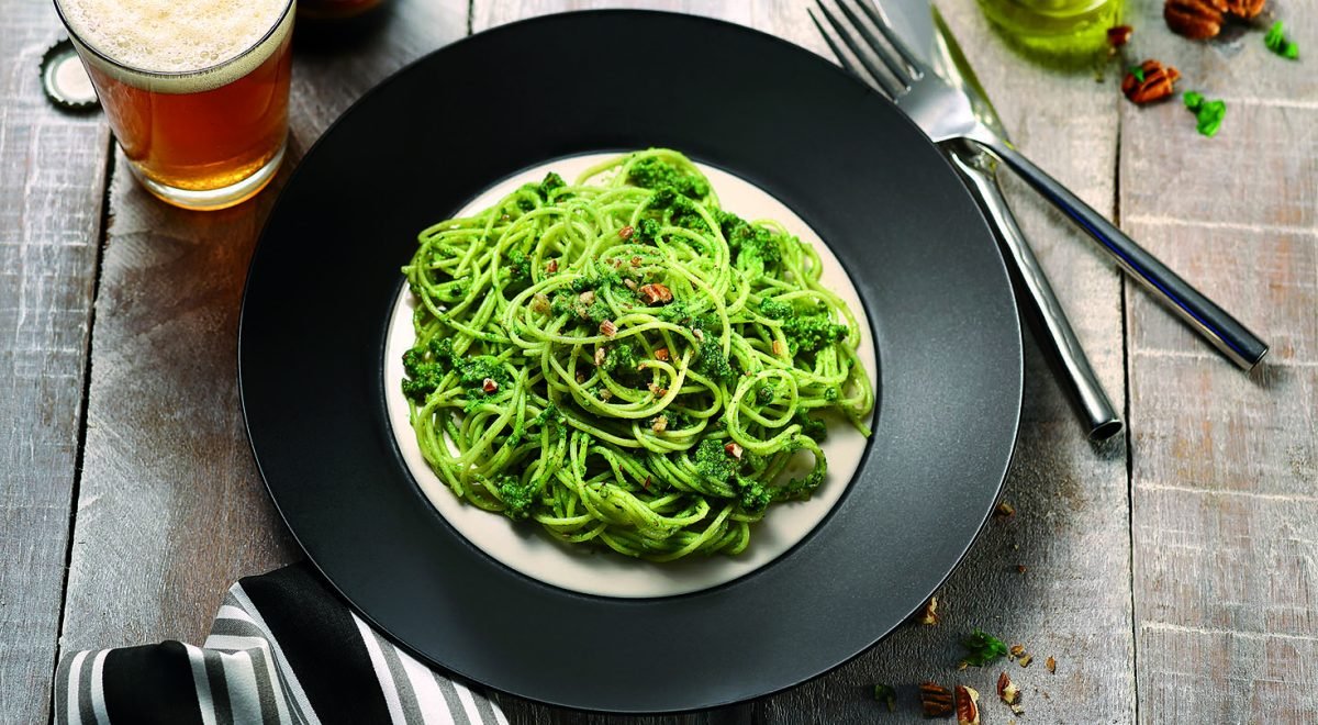 Divulgação/Adria e Melograno - Imagem de Capellini ao Pesto