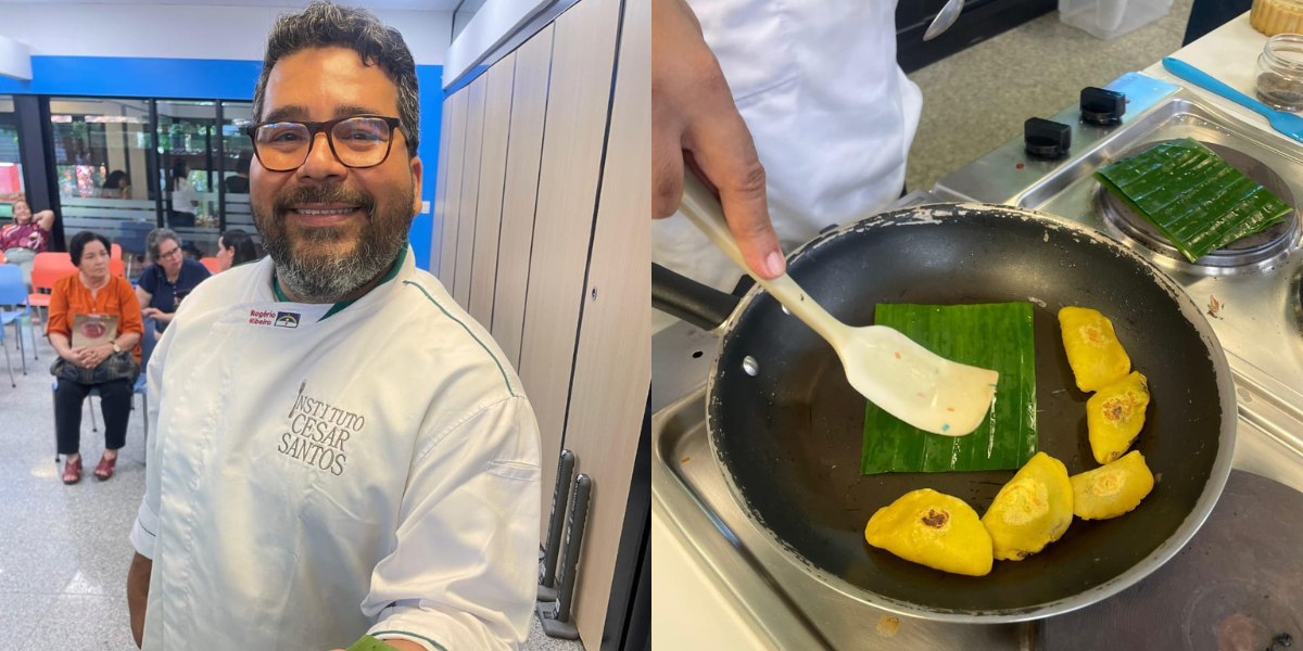 Divulgação - Imagens da oficina de gastronomia Cozinha Show