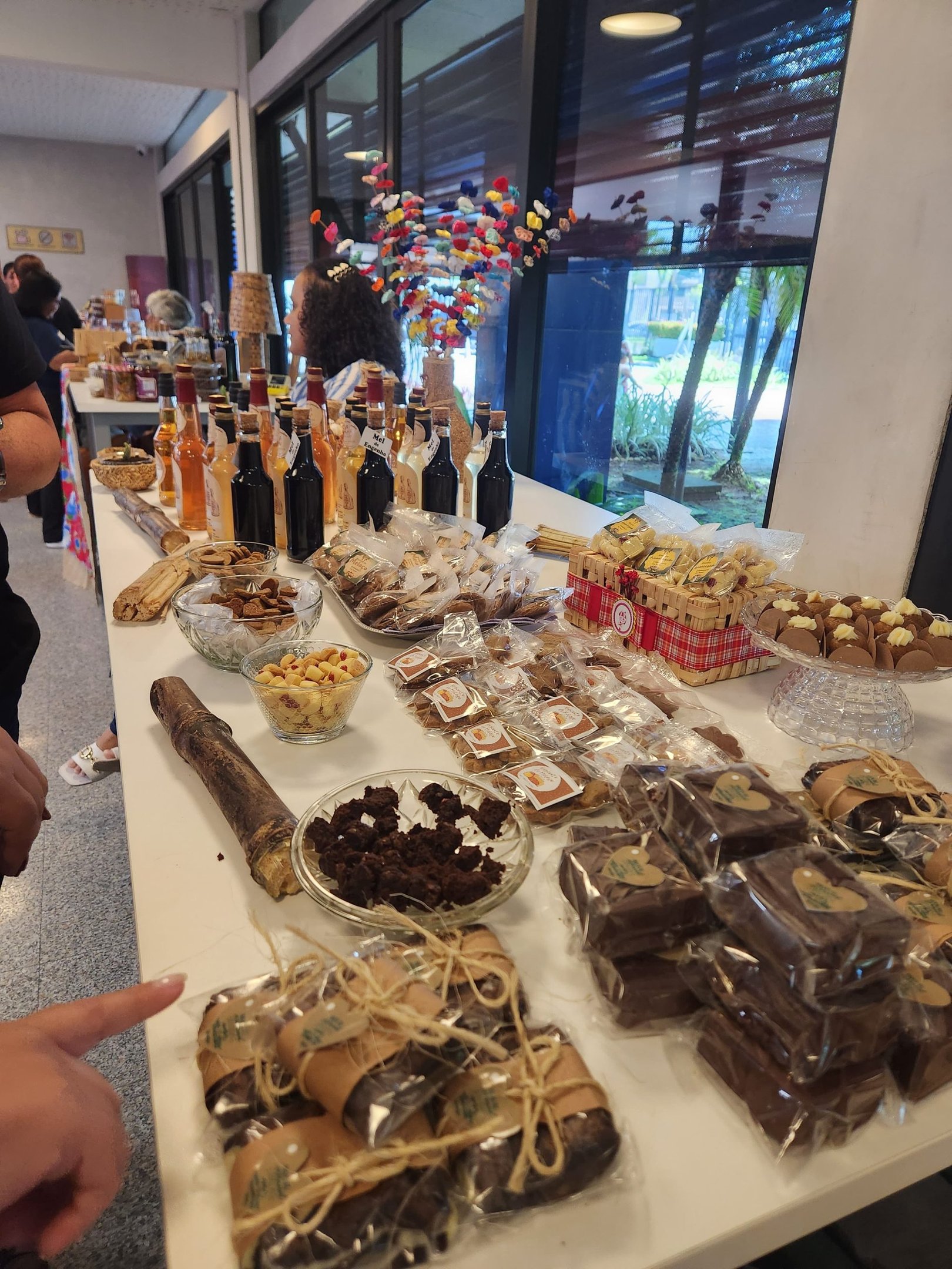 Imagem de parte da feira Riquezas da Mata