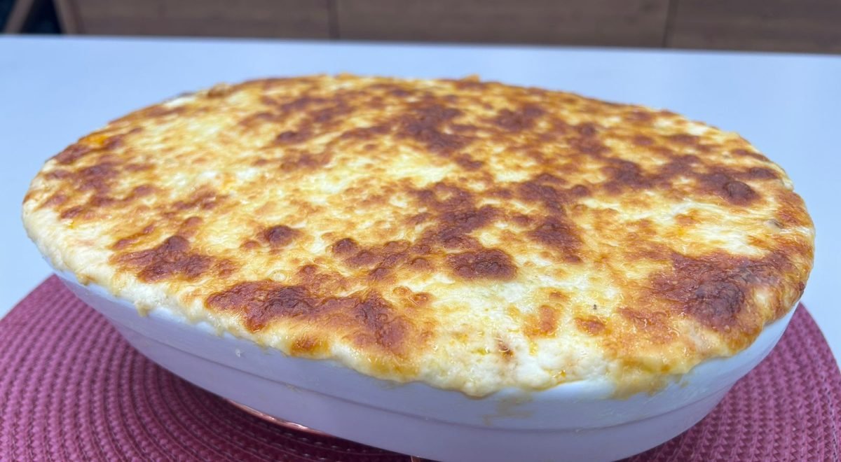 Flávia Marques/JC - Imagem de Lasanha de Berinjela Gratinada com Molho à Bolonhesa e Bechamel
