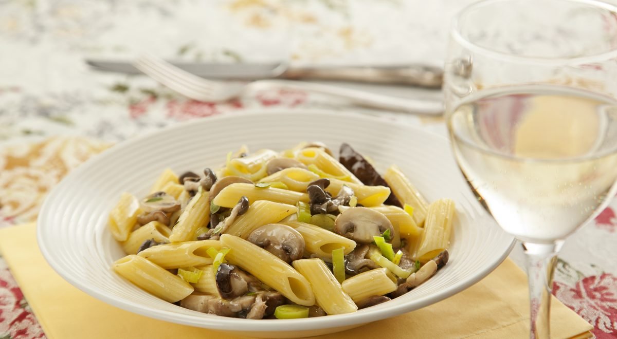 Divulgação/Adria - Imagem de Penne com Mix de Cogumelos