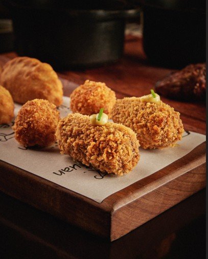 Imagem dos croquetas de jamón e ossobuco