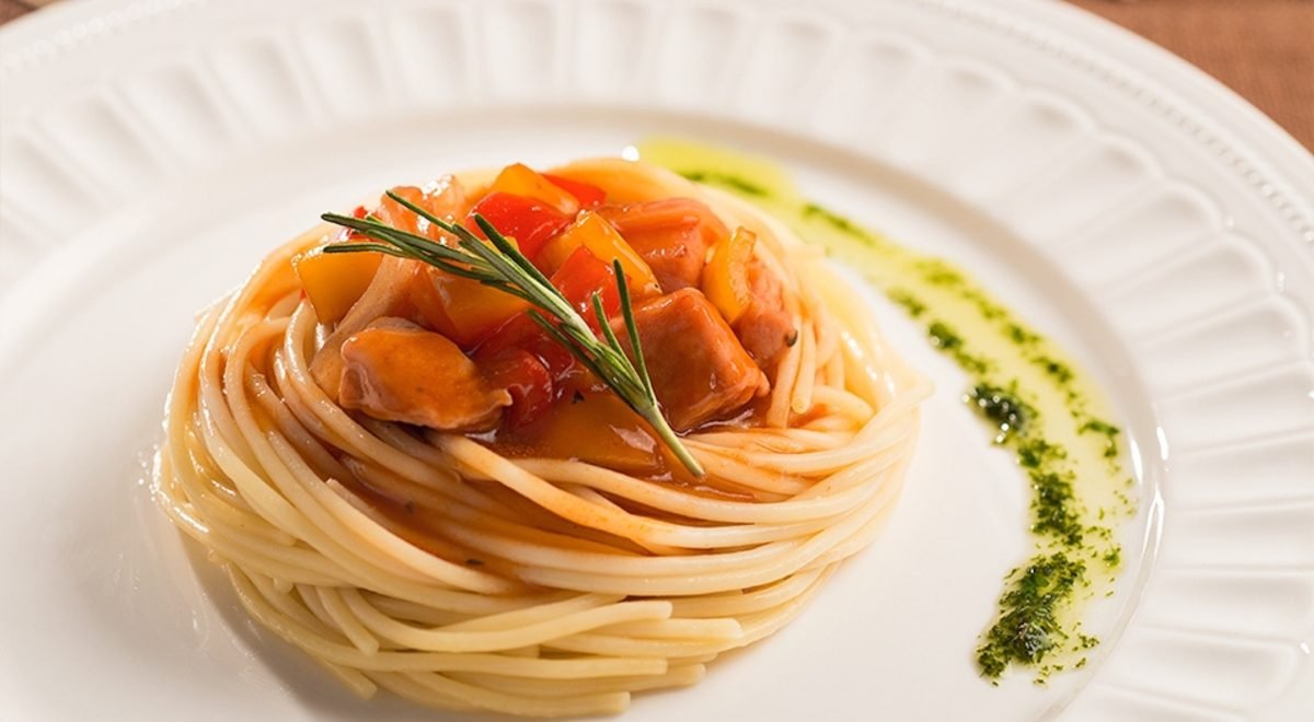 Divulgação/Pilar - Imagem de Spaghetti com Lombo de Porco Agridoce