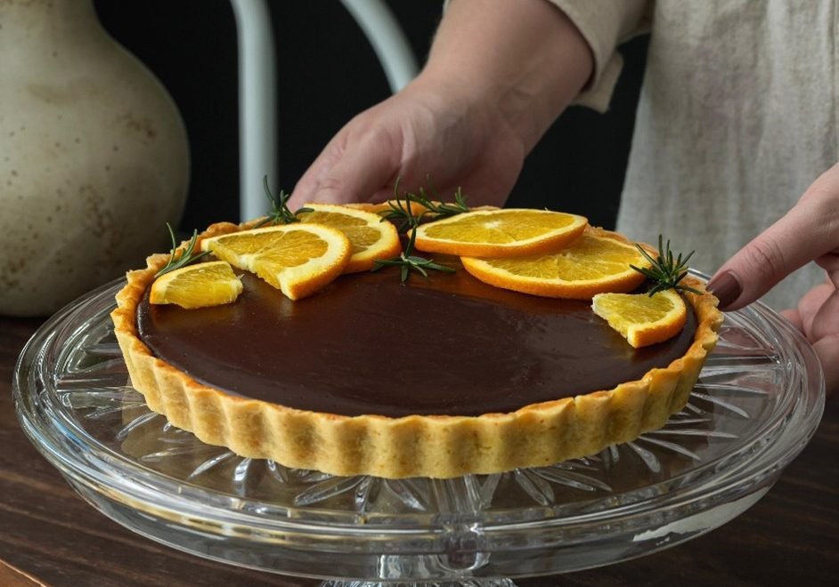 Divulgação/Ruvolo - Imagem da torta de chocolate e laranja