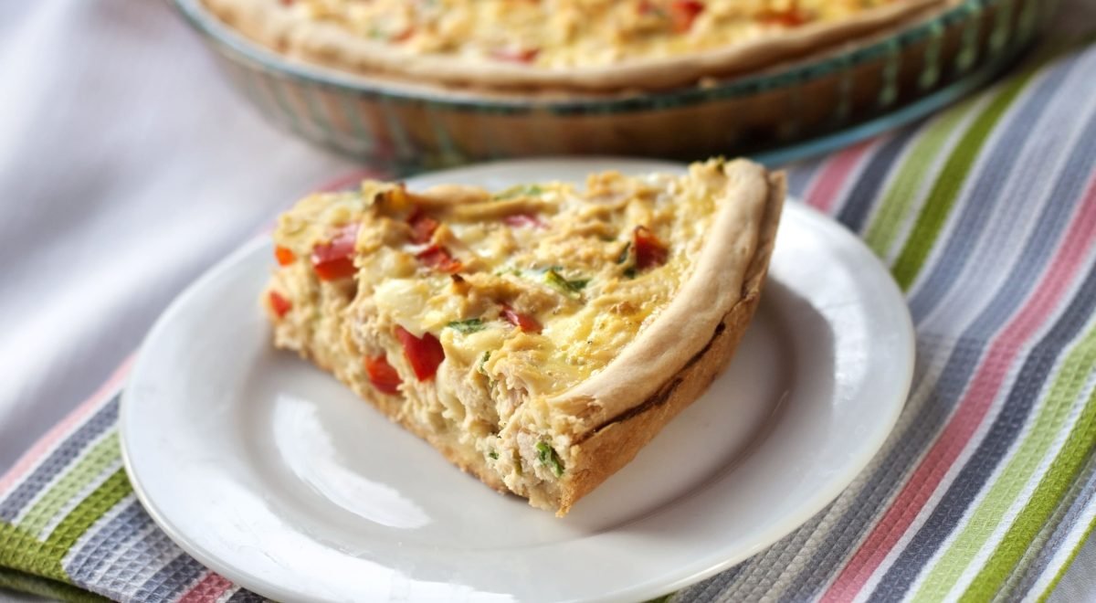 Torta de legumes - iStock - Imagem ilustra fatia de torta de legumes