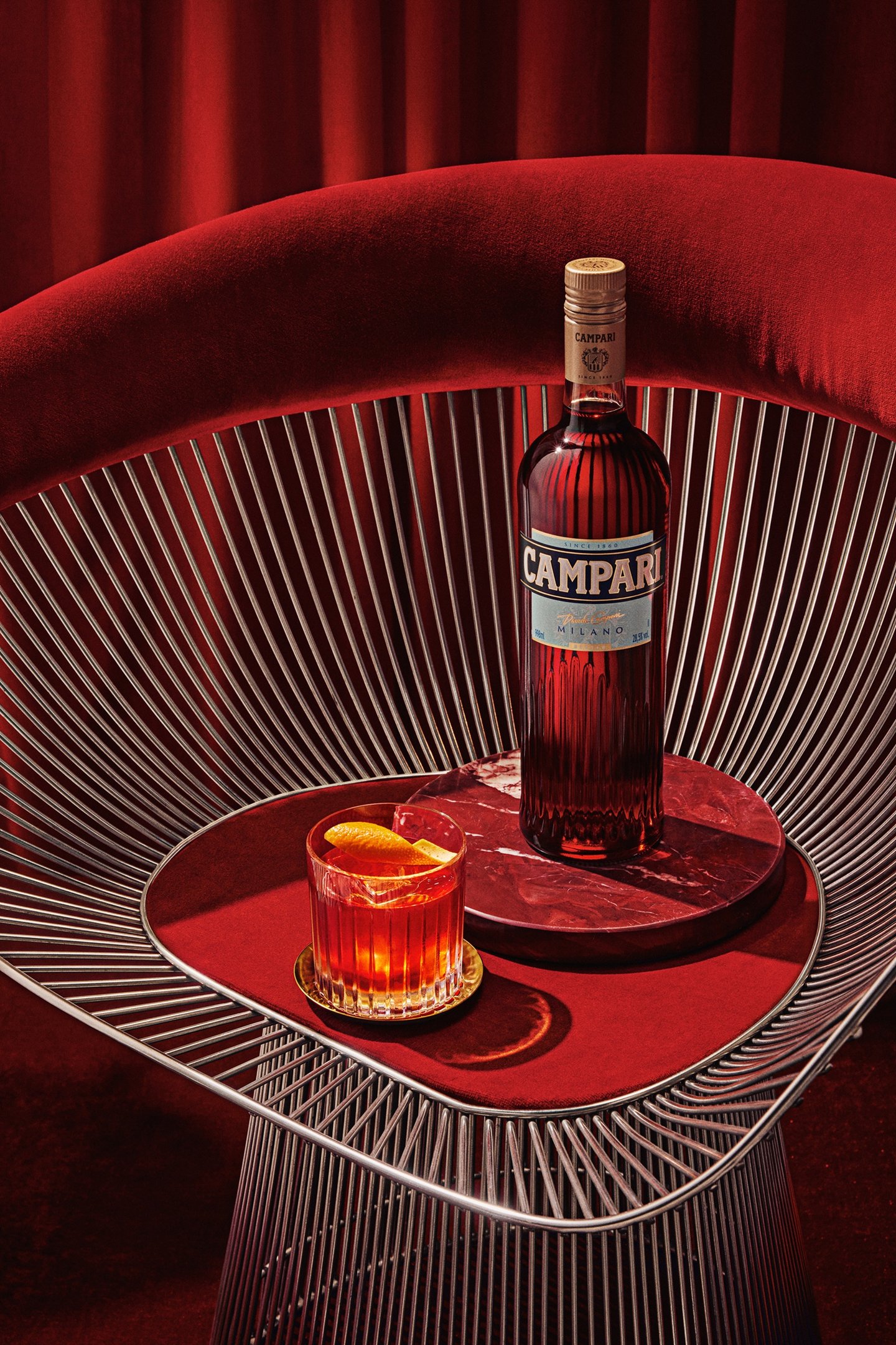 Imagem de drink da Negroni Week 2025 com Campari