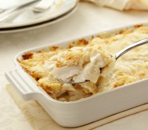 Imagem de Gravata ao Molho Cremoso de Bacalhau