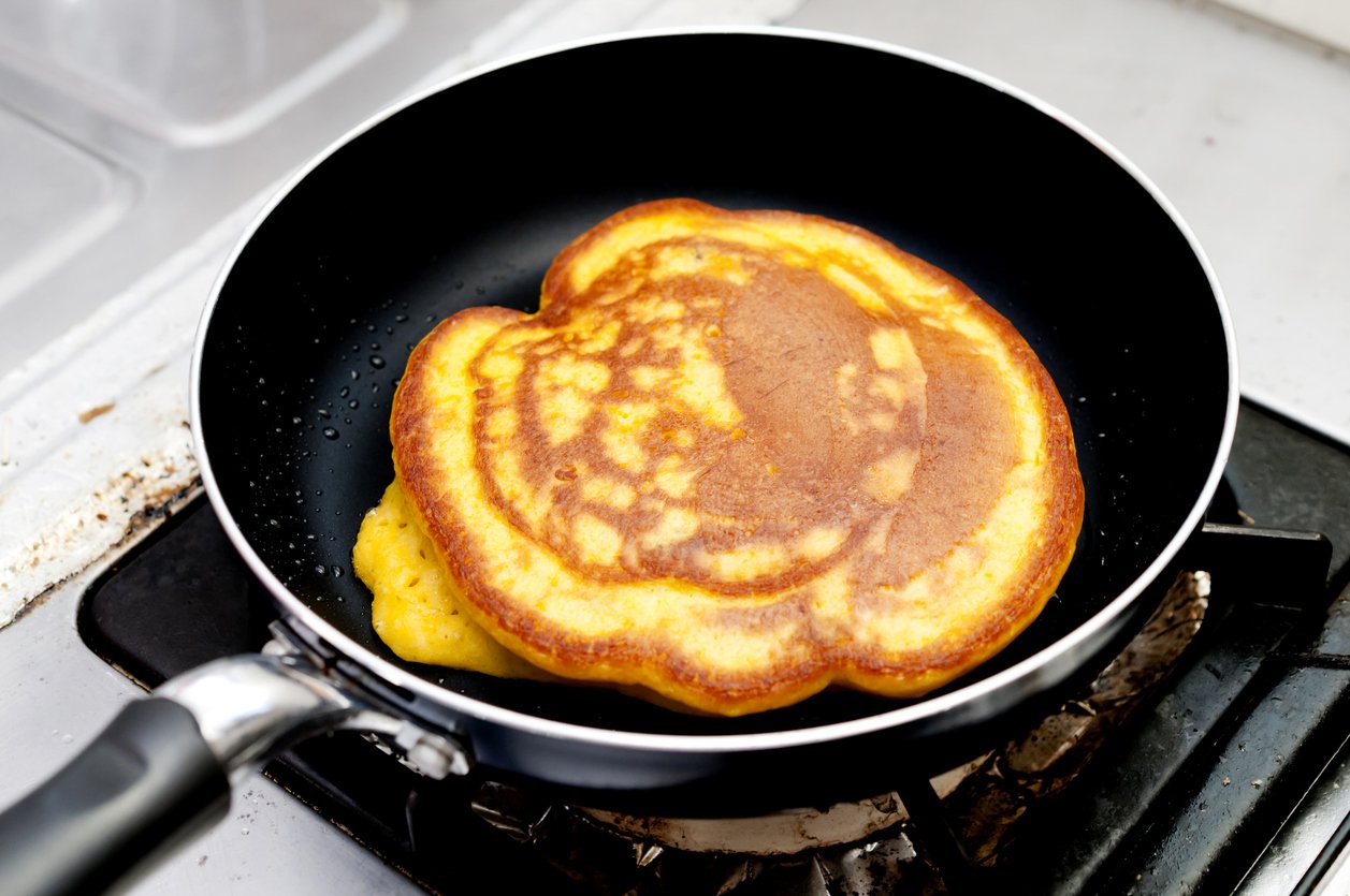 Pãozinho na chapa fit rapidinho para o café da manhã