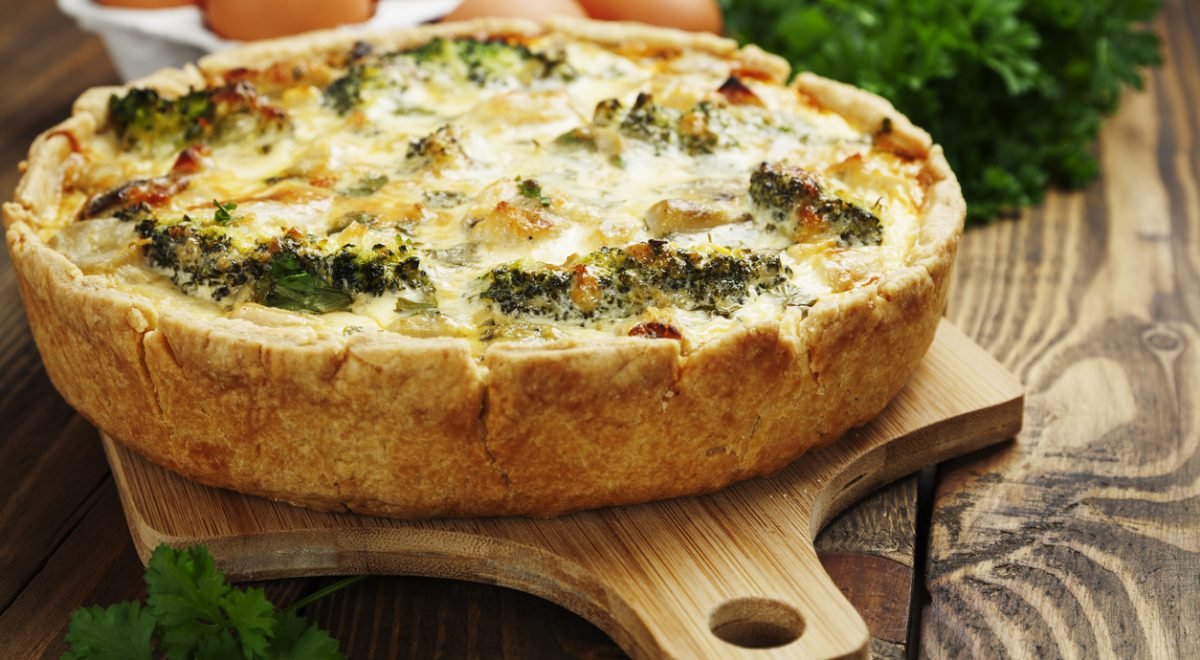 Torta de ricota e legumes - iStock - Imagem ilustra torta de legumes