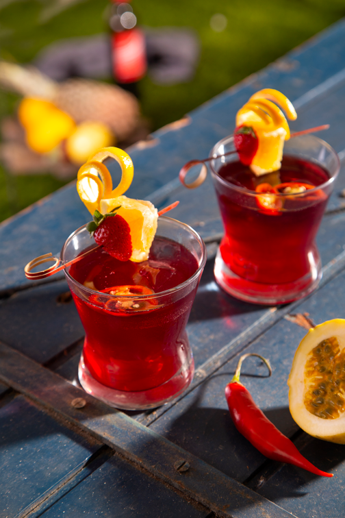 Imagem do drink com vinho Lua de Sangue