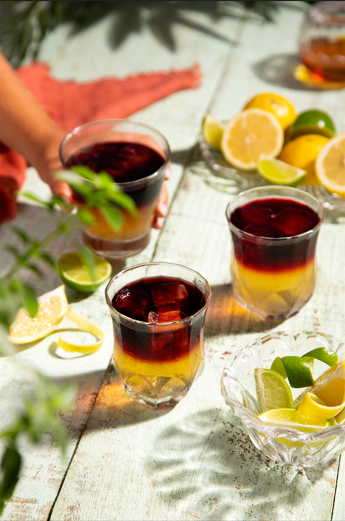 Imagem de limonada de vinho tinto