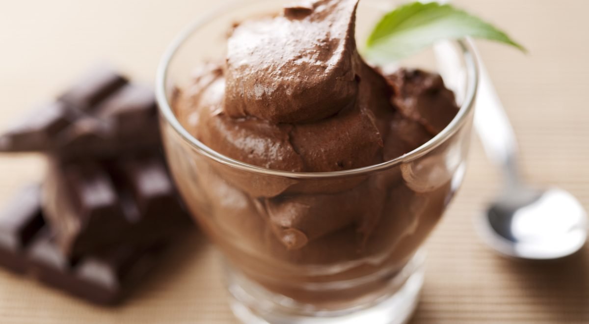 Mousse de chocolate - iStock - Imagem ilustra mousse