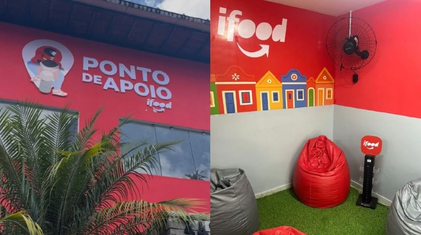 Anderson Alves/JC Imagem - Imagem do Ponto de Apoio do IFood, no bairro do Pina, no Recife