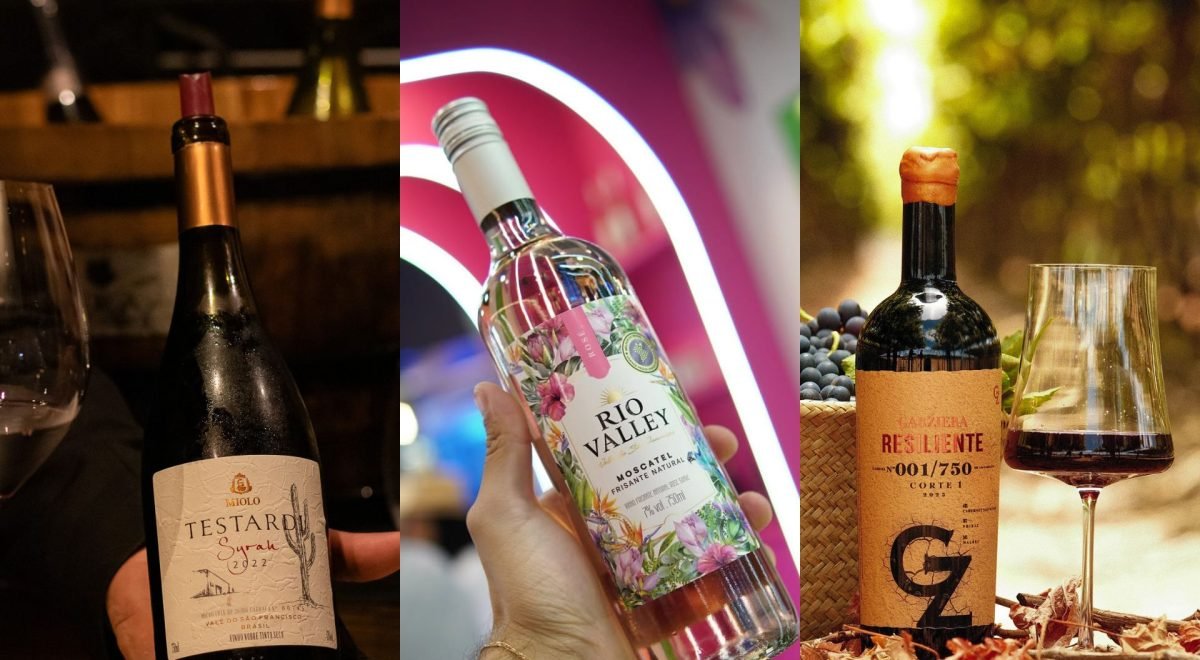Divulgação - Imagem de vinhos do Vale do São Francisco