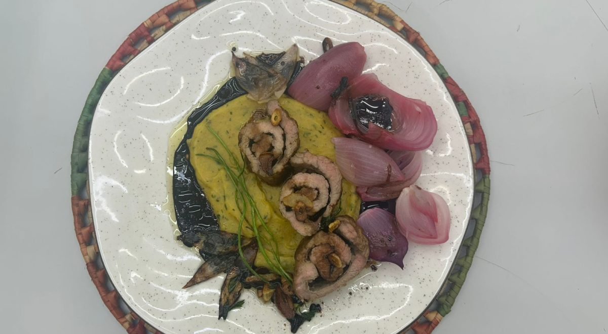 Programa Cotidiano/TV Jornal - Imagem do prato fraldinha de frigideira