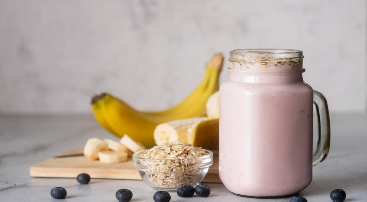 Vitamina cremosa de Mirtilo com Banana/ Freepik - Vitamina cremosa de Mirtilo com Banana/ Freepik