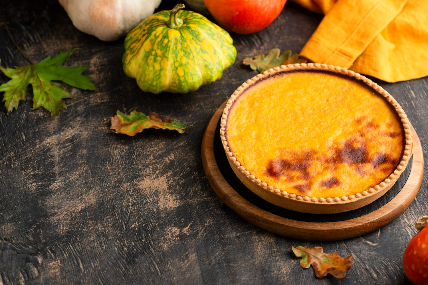 Torta de carne seca com abóbora