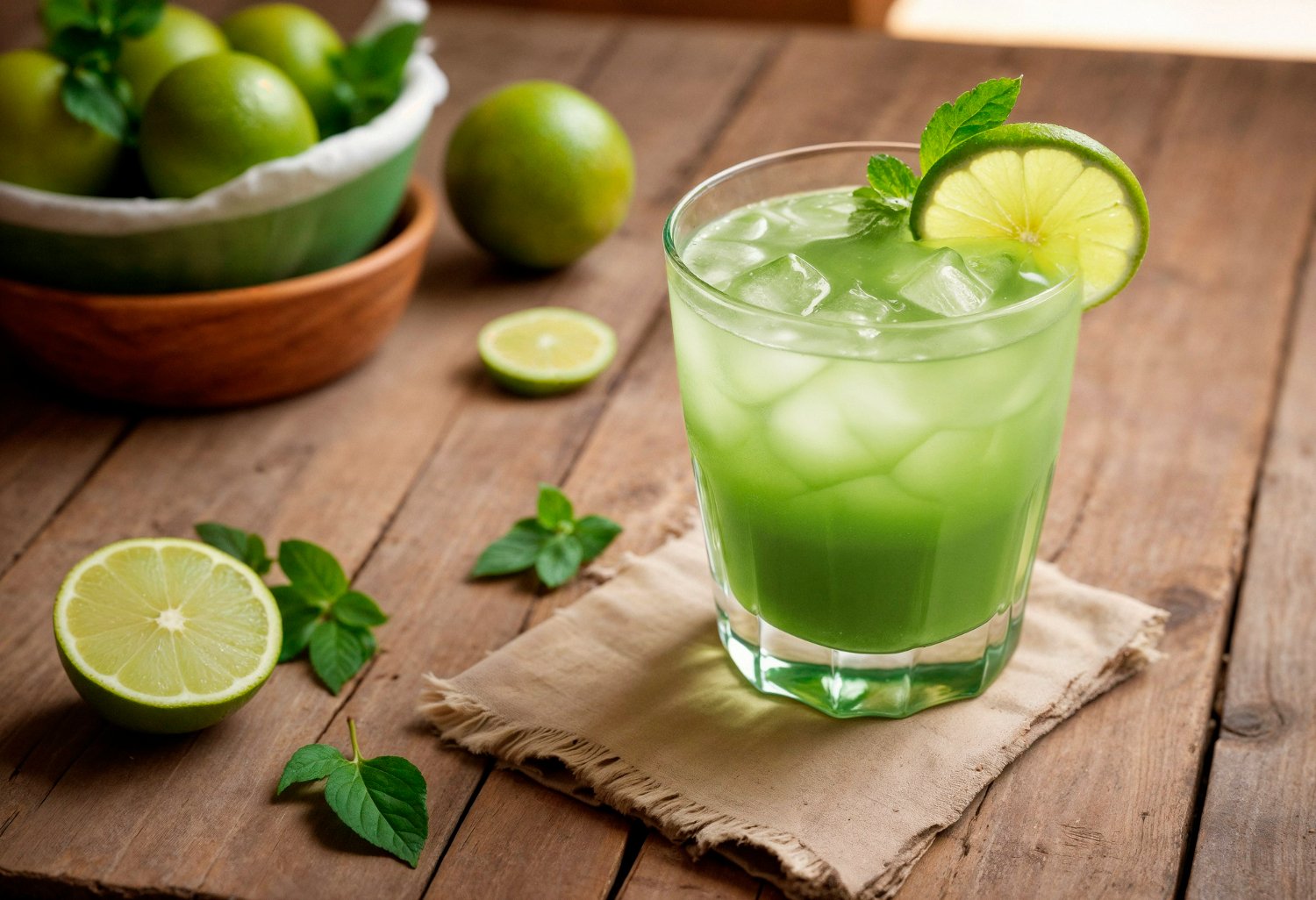 Caipirinha tradicional para refrescar neste verão