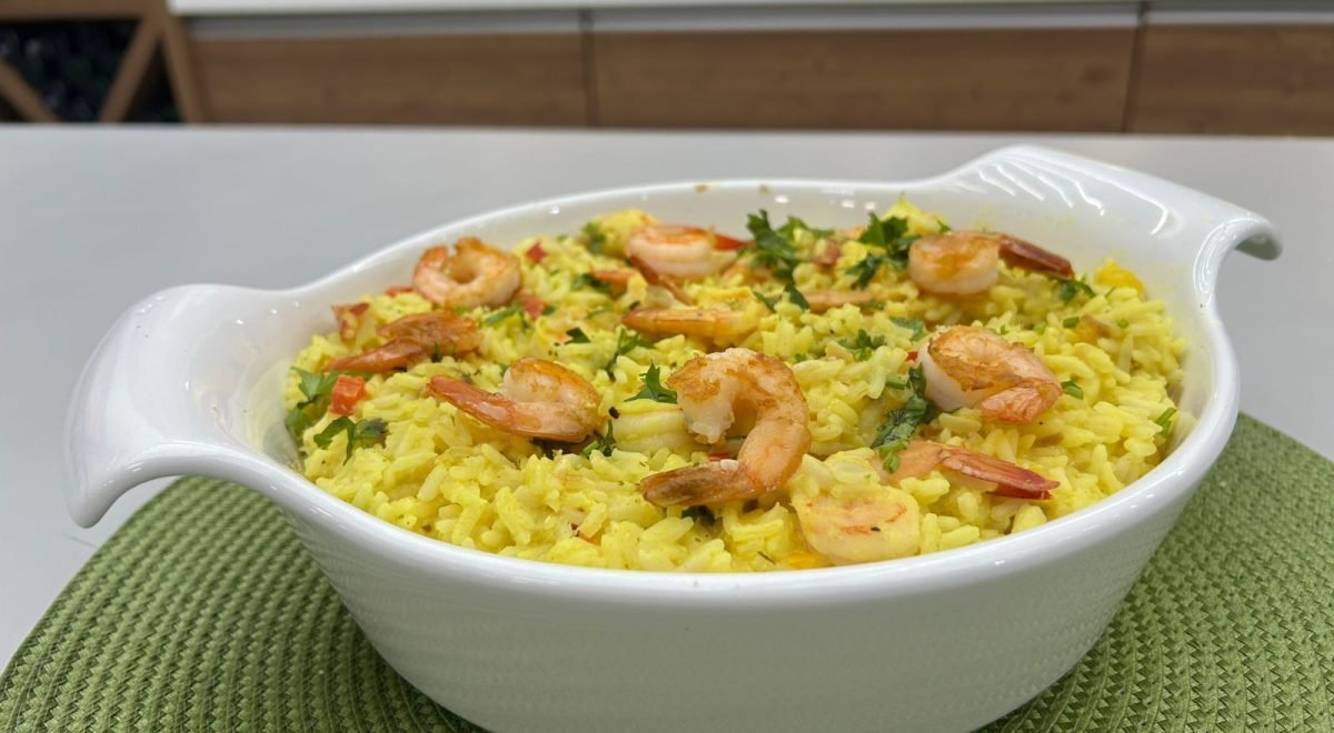 Programa Cotidiano/TV Jornal - Imagem de Arroz com Camarão