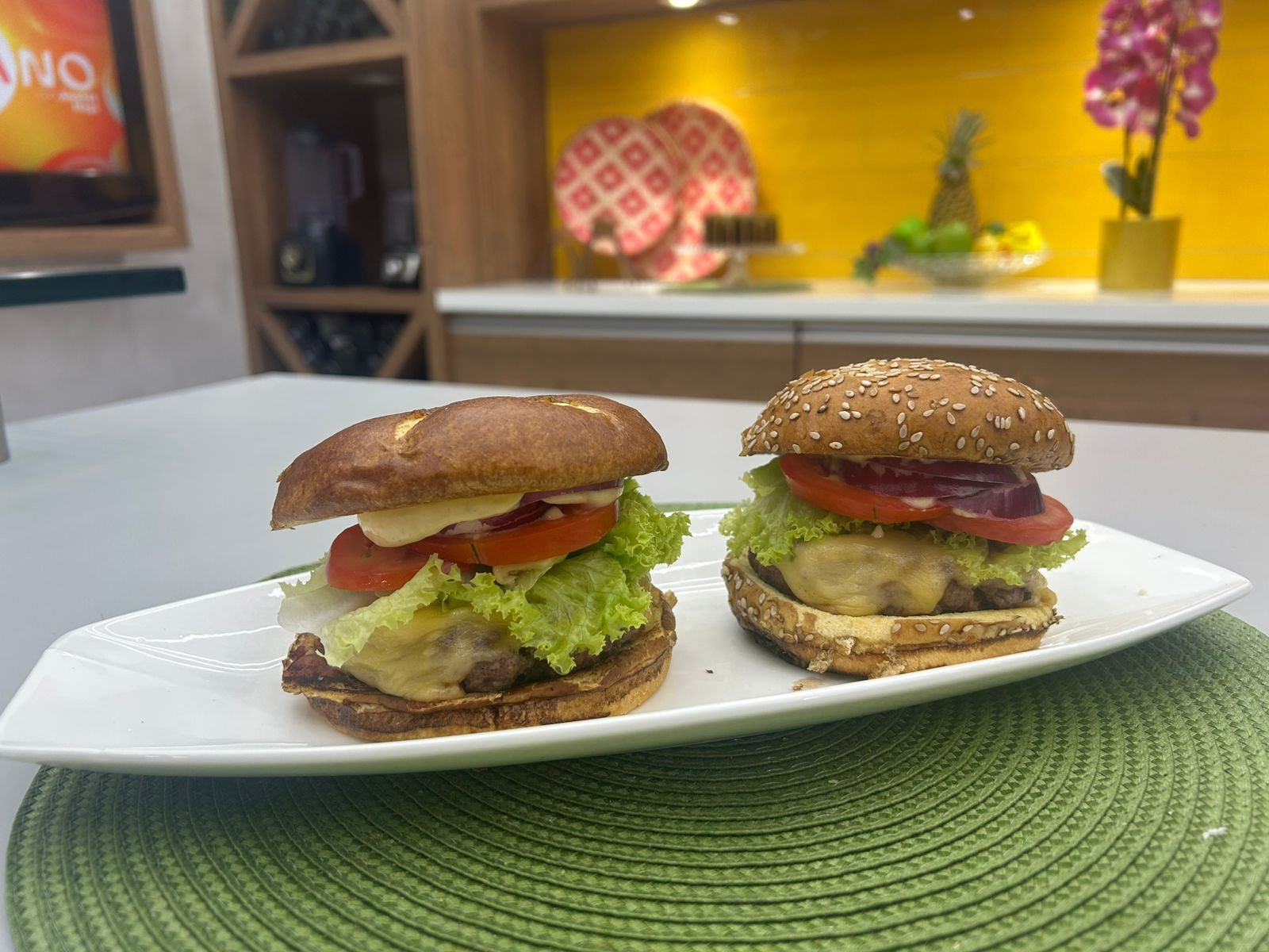 Hambúrguer do chef Edu Melo