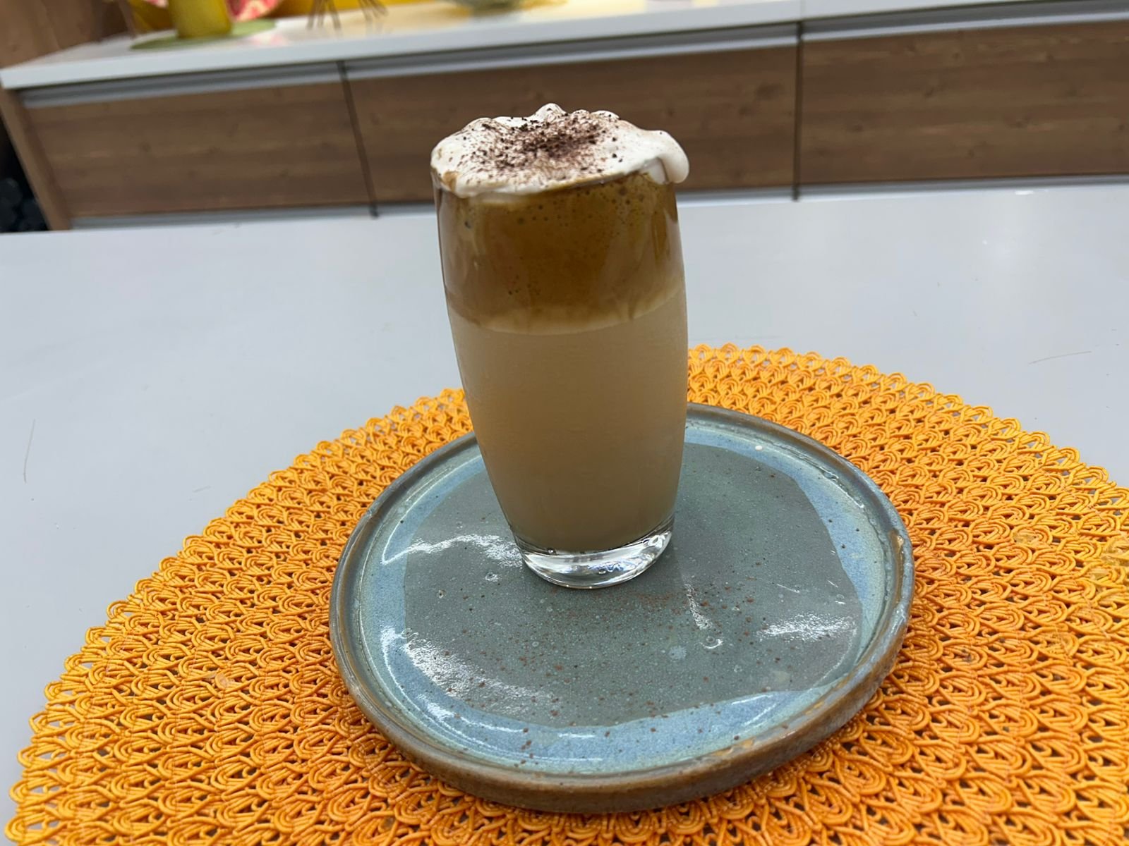 Café gelado cremoso, simples e saboroso