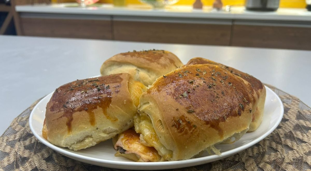 Joelhos de queijo com presunto/ TV Jornal - Joelhos de queijo com presunto/ TV Jornal